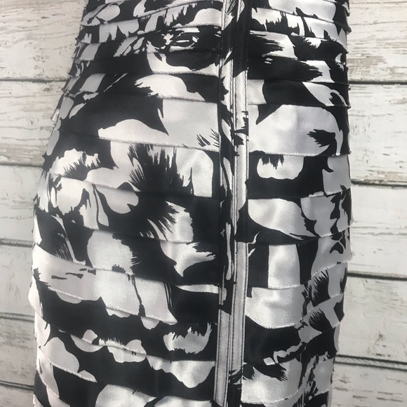 C6 White House Black Market  Bodycon Satin Dress 2 - Picture 5 of 7